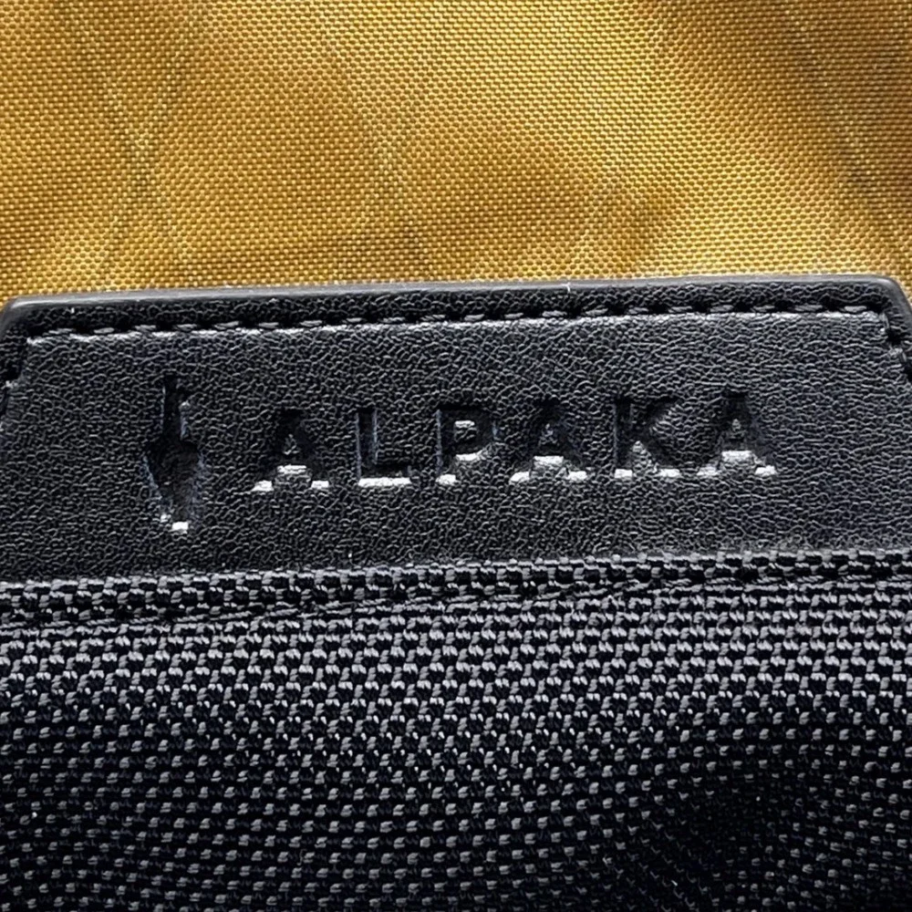 Alpaka Atom Sling X-Pac Mustard Yellow Crossbody EDC Techwear Bag Unisex travel